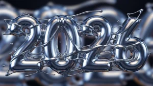 Liquid Chrome Soft Metallic Graphics - Creasions